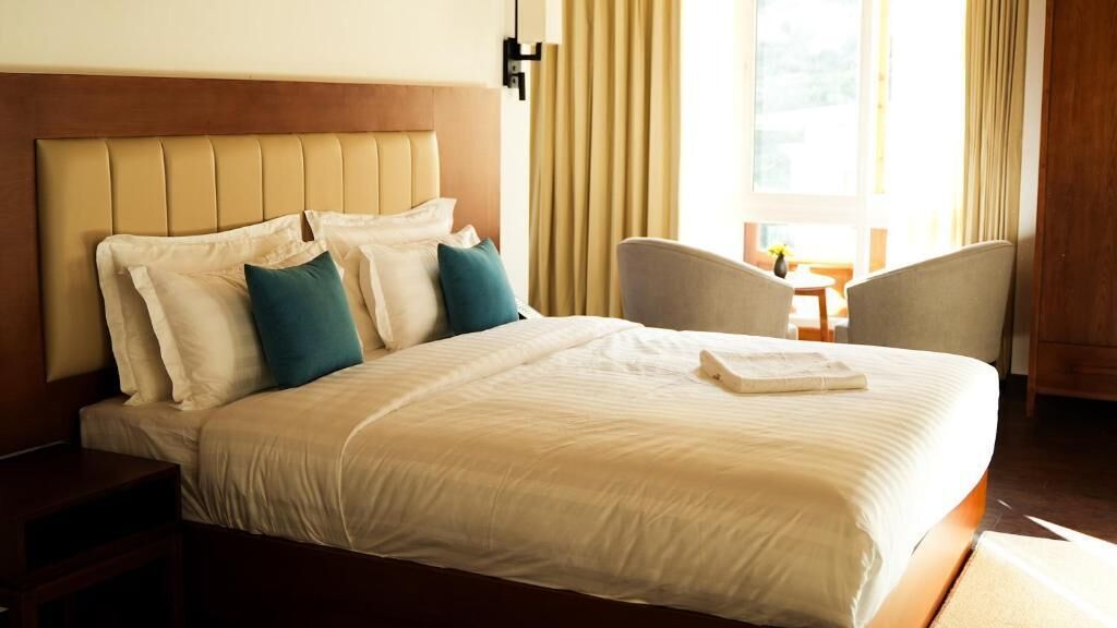 Habitación Deluxe con 1 cama doble o 2 individuales, vistas a la montaña | Wifi gratis