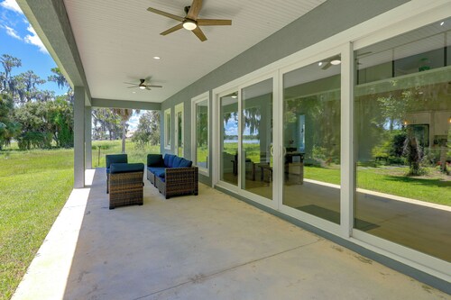 Private Dock & Patio! Lake June Waterfront Home