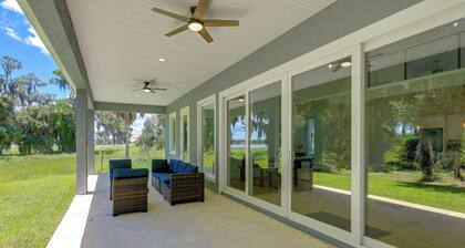 Private Dock & Patio! Lake June Waterfront Home