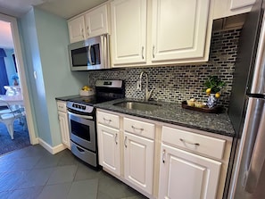 Private kitchen - 1BR Oceanfront Haven, Near MyrtleBeach Attractions (Myrtle Beach)