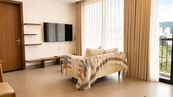 Apartemen, 2 kamar tidur, kamar mandi pribadi (Son Tra View) | Area keluarga