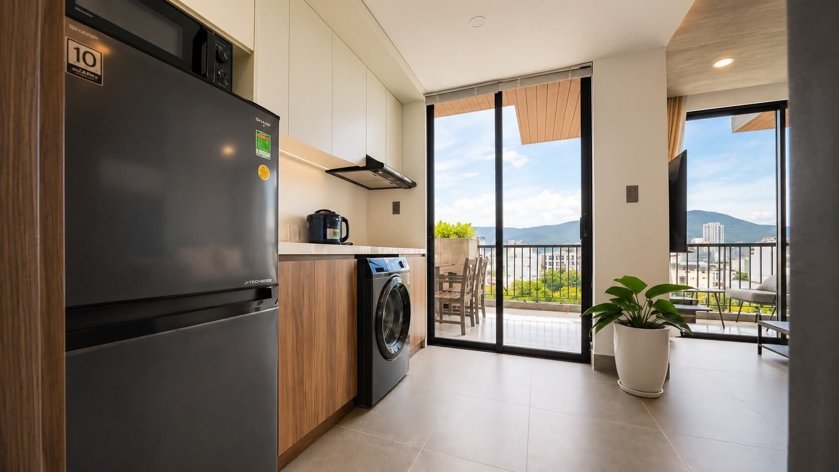 Apartemen Premium, 1 kamar tidur, pemandangan gunung (Son Tra View with Balcony & Bathtub) | Interior