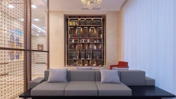 Sala de estar en el lobby