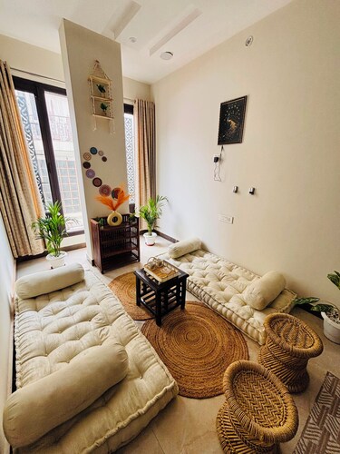 Kashi Haven – Boho Retreat Stylish 2BHK in the Heart of Varanasi