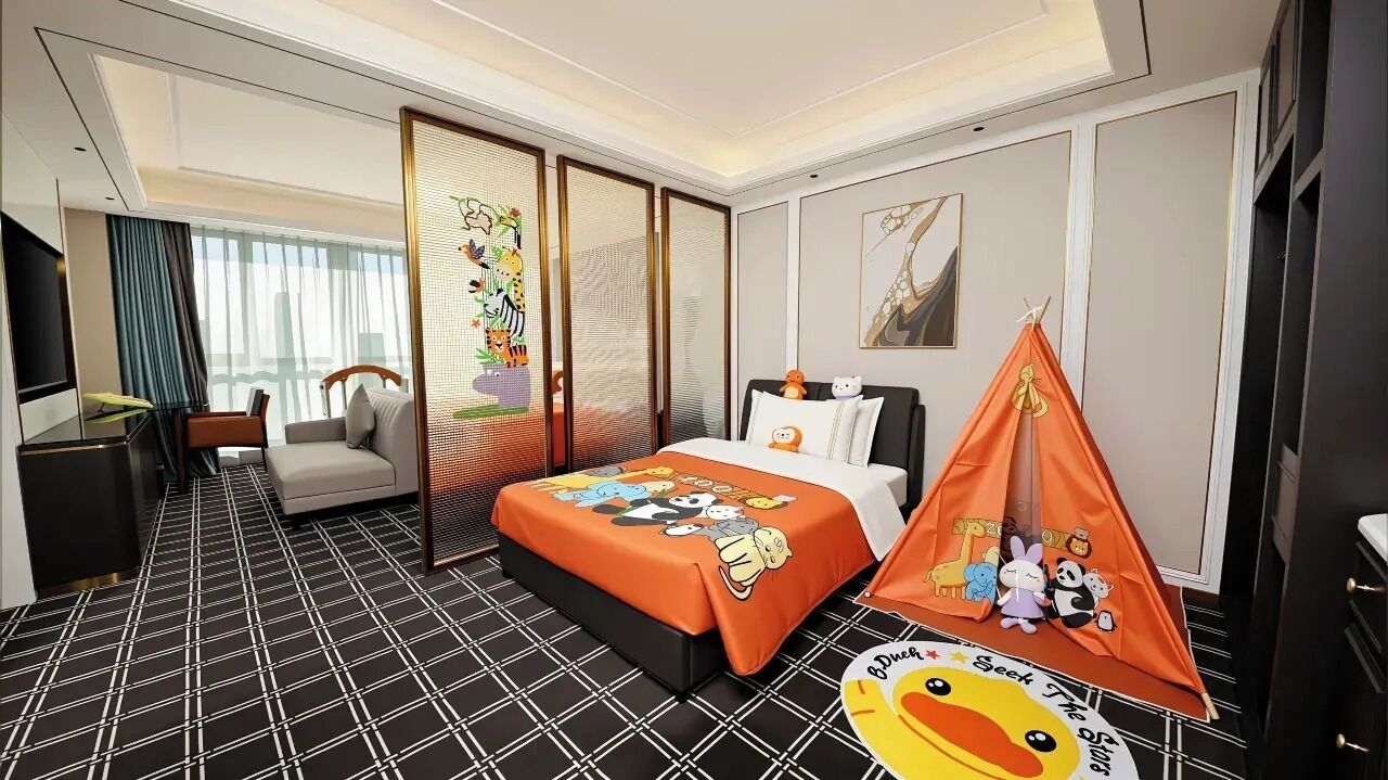 Phòng Suite dành cho gia đình, quang cảnh thành phố