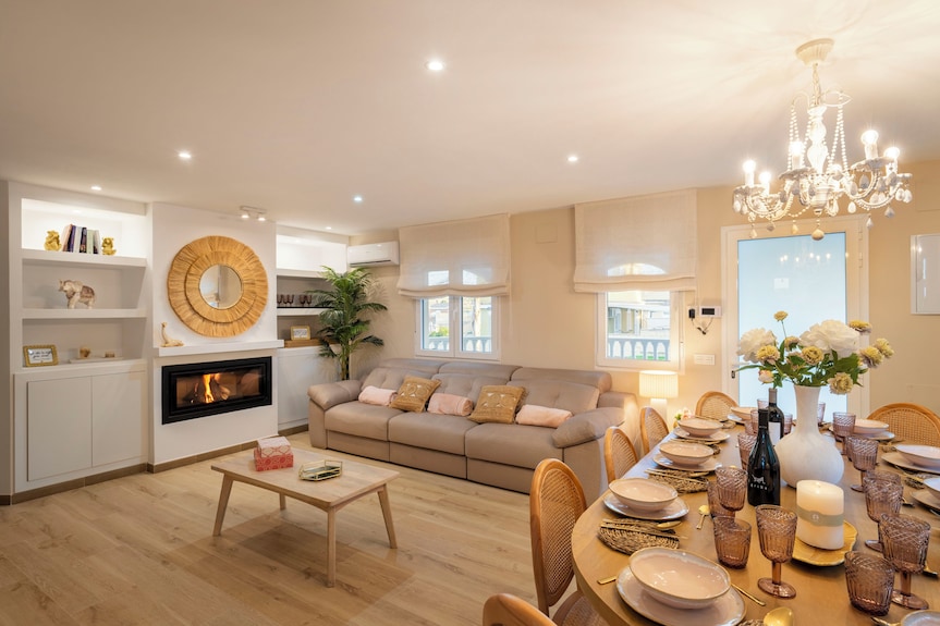 Luxury Villa Paraiso Alicanteheated Saltwater Pool, Fireplace, Gym, Netflix - Aspe
