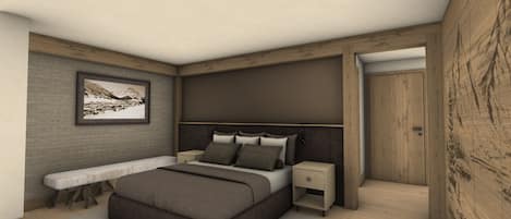 Apartment, 2 Bedrooms, Mountain View | Premium bedding, WiFi (free)