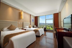 Quarto duplo econômico, vista para a cidade