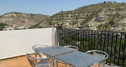 Rural House in Jorquera, Hoces del Júcar – Views and Terrace