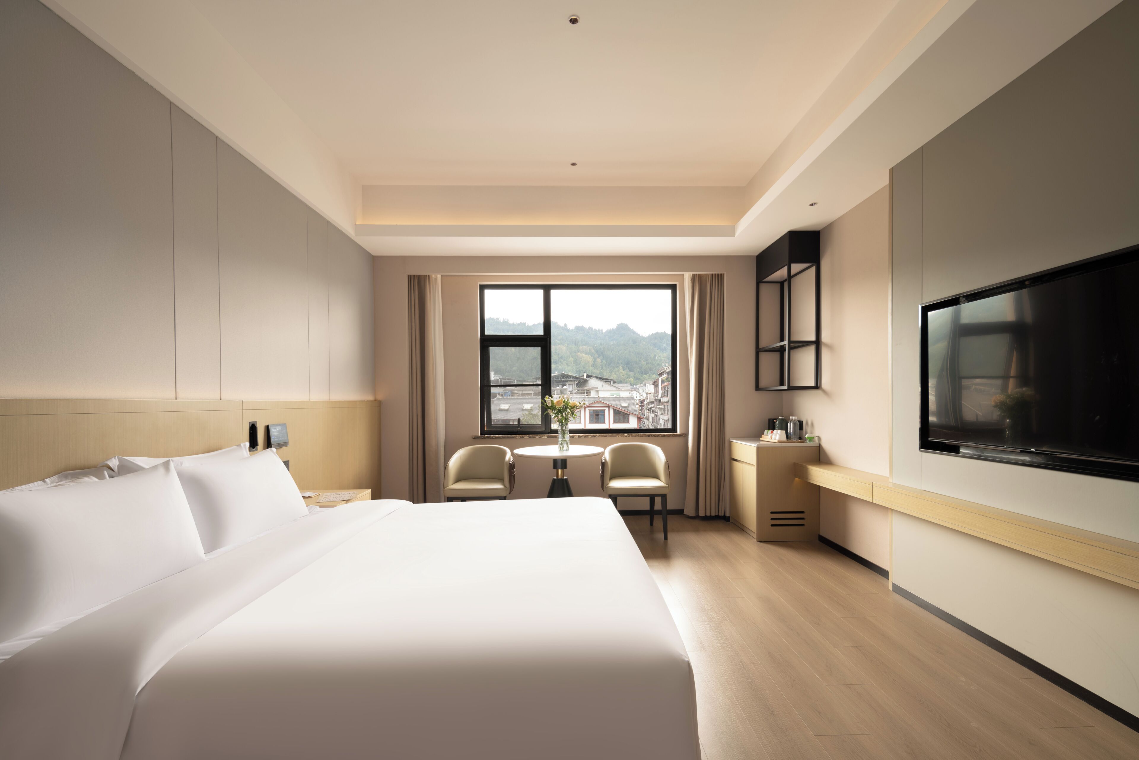 Deluxe Double Room, City View | Laptop workspace, free WiFi