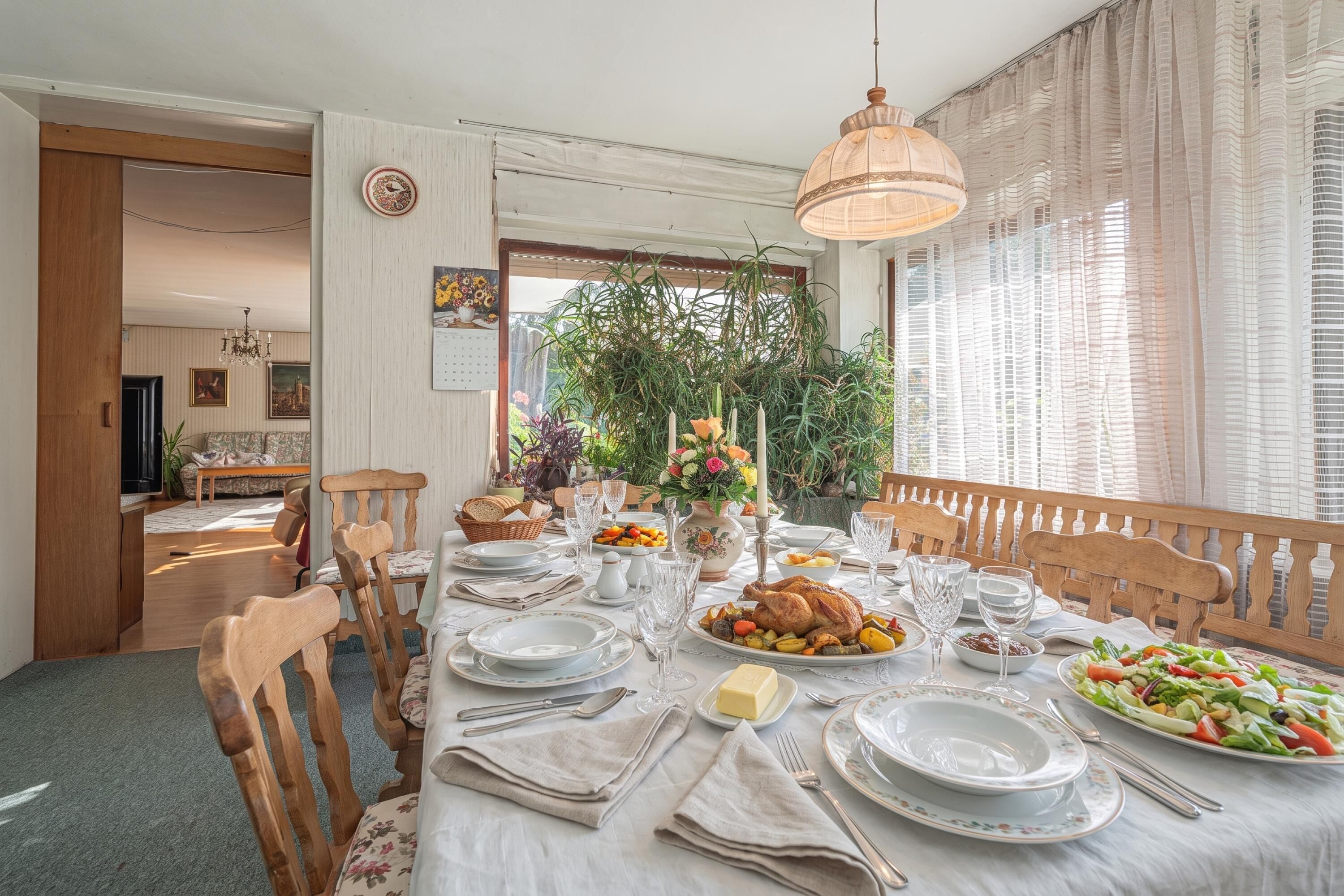 Family House, 3 Bedrooms, 2 Bathrooms (Villa Evita – Vintage House with) | Dining