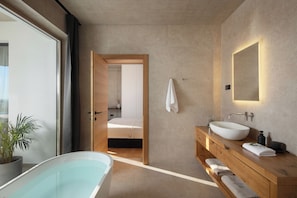 Luxury Villa, 3 Bedrooms, Fireplace (Villa Immortella) | Bathroom - Villa Immortella (Labin)