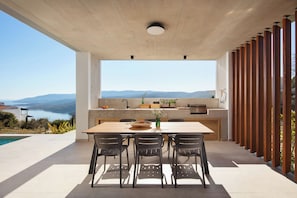 Luxury Villa, 3 Bedrooms, Fireplace (Villa Immortella) | Outdoor dining - Villa Immortella (Labin)