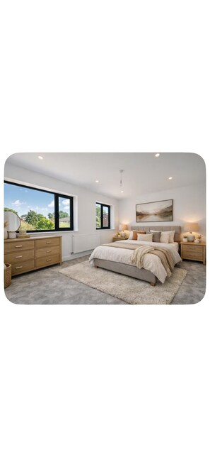Room - Beautiful 4-Bedroom House in Raynes Park, Near Wimbledon (Ranyspark)