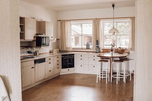 Private kitchen - Luxury loft in a picturesque natural setting with a fireplace and garden (Rodewald)