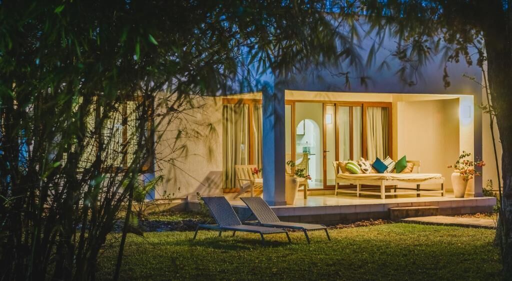 Villa - 2 sovrum - balkong - utsikt mot trädgården | Terrass/Patio