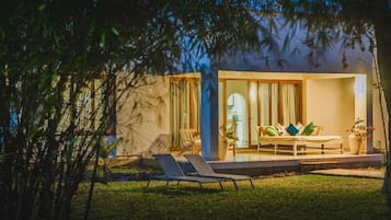 Villa - 2 sovrum - balkong - utsikt mot trädgården | Terrass/Patio
