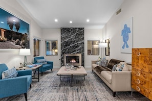 House, Multiple Beds, Pool View (Via Donna) | Living area - Welcome to a Private Resort-style Retreat in the Highly Desirable Movie Colony East (Palm Springs)