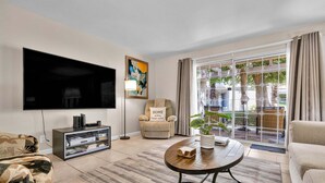 Appartement, meerdere bedden, uitzicht op tuin (Farrell G35) | Woonruimte