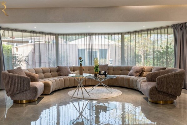 Living area - 3BR Farmhouse Luxury Retreat in Al Bahia Abu Dhabi (Abu Dhabi)