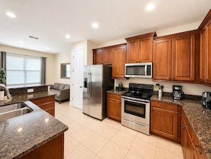 Coffee/tea maker, fridge, microwave, oven - Private Pool & Spa | Game Room | Sleeps 13 (Kissimmee)