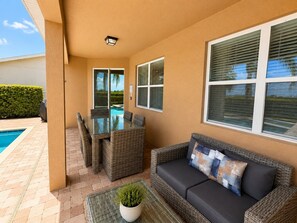 Outdoor dining - Private Pool & Spa | Game Room | Sleeps 13 (Kissimmee)