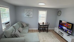 Living area - Modern 2BR Near Beach+Private Parking (West Haven)