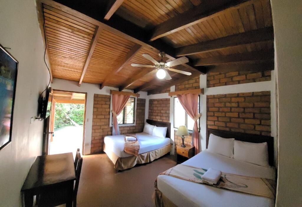 Double Room, Garden View | Desk, laptop workspace, free WiFi