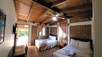 Double Room, Garden View | Desk, laptop workspace, free WiFi