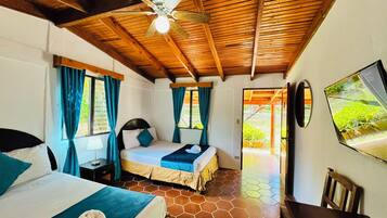 Chambre Double, vue jardin