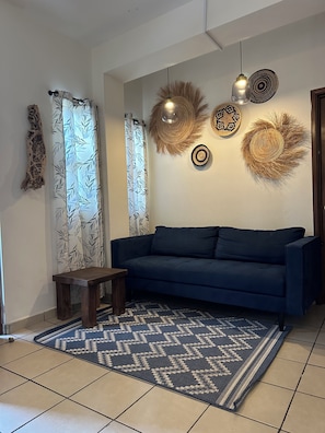 Living area - 🌊 Cozy Loreto Hideaway | 2BR | Full Kitchen | 1 Block from the Malecón & Downtown (Loreto)