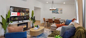 4BD 3BA Modern Home with Backyard. Near SF, Concord, Oakland & Napa Winery