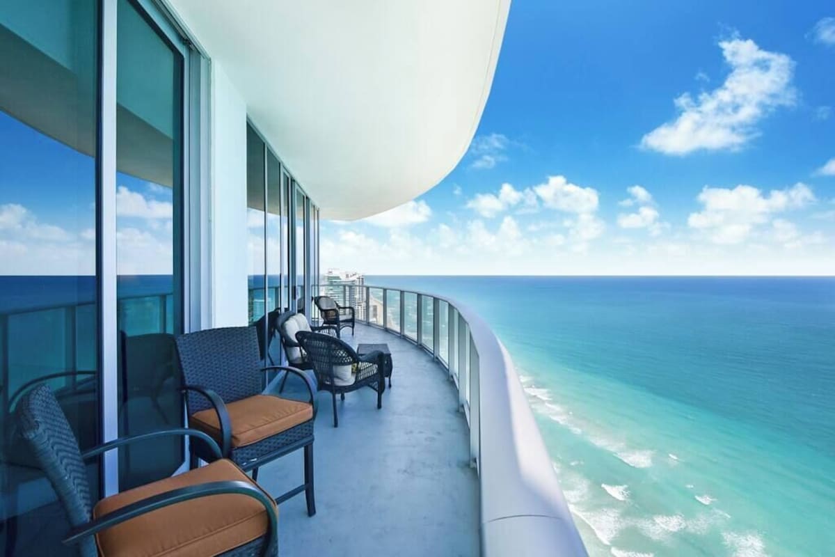 特級頂層客房, 2 間臥室, 海景, 海濱 | 陽台
