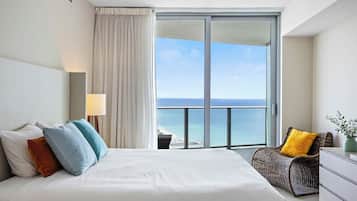 Luxury Condo, 1 Bedroom, Corner | In-room safe, iron/ironing board, WiFi (free), bed sheets