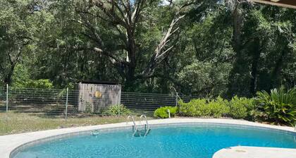 Jungle Oasis in Lake City - Private Pool - Nature Getaway - Pet Friendly