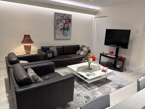 Living area - North Van Escape: Private 2BR Basement Near Grouse & Capilano Bridge (North Vancouver)