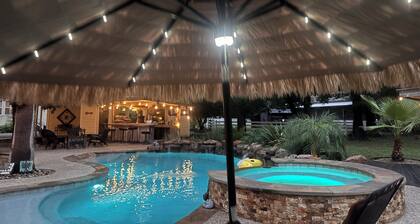 The “Escape” is 1 of 3 suites on this 5.5 acre resort. Amenities are shared.