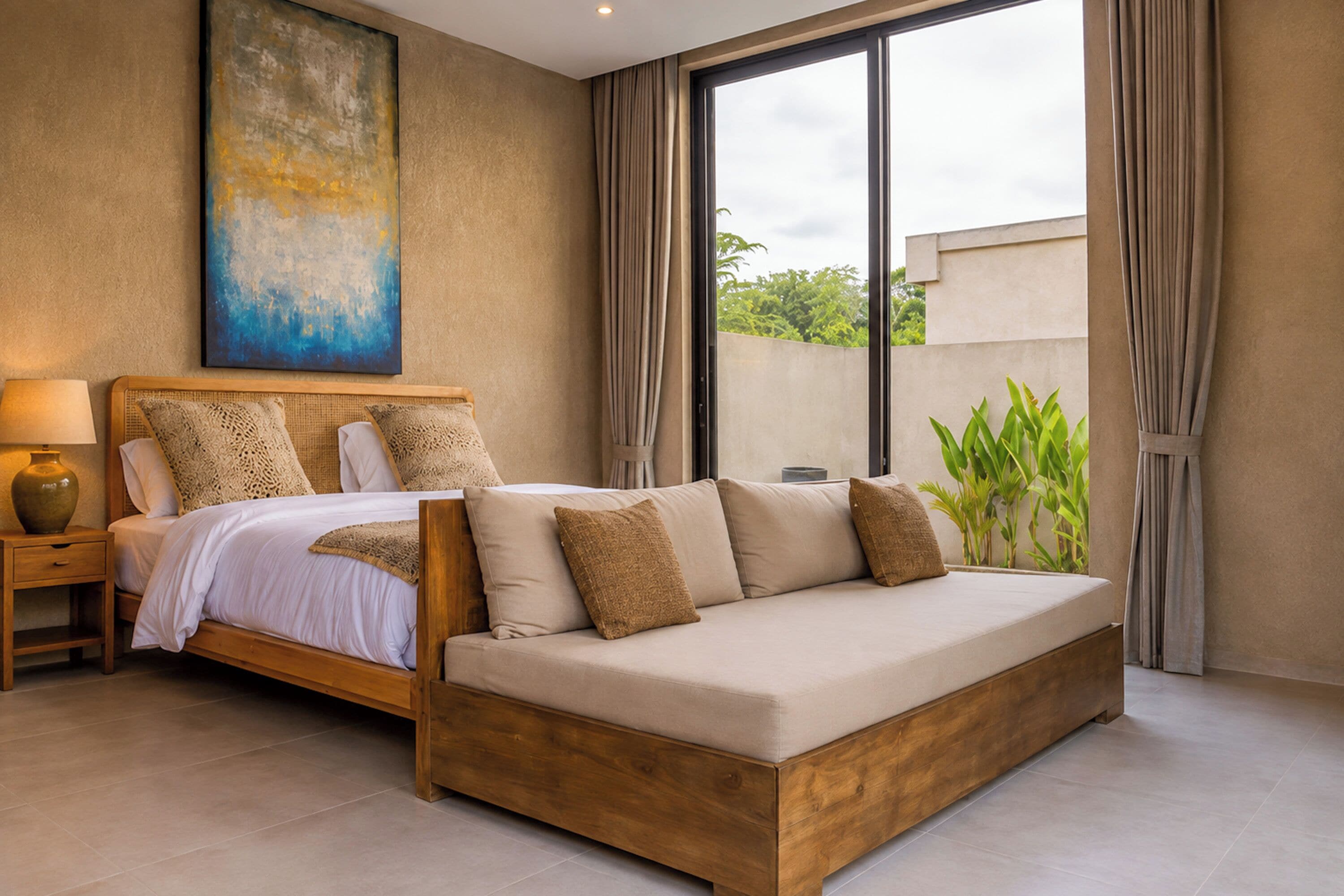 In-room safe, blackout curtains, free WiFi