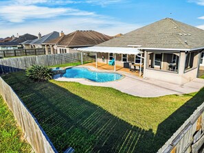 Pool - Private Pool + Spa + Fenced Backyard • Near North Padre Island | Graceland (Corpus Christi)