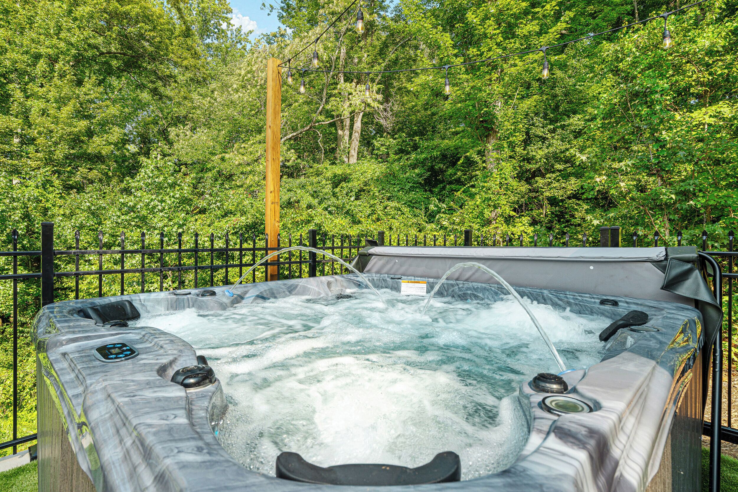 Baignoire à remous extérieure