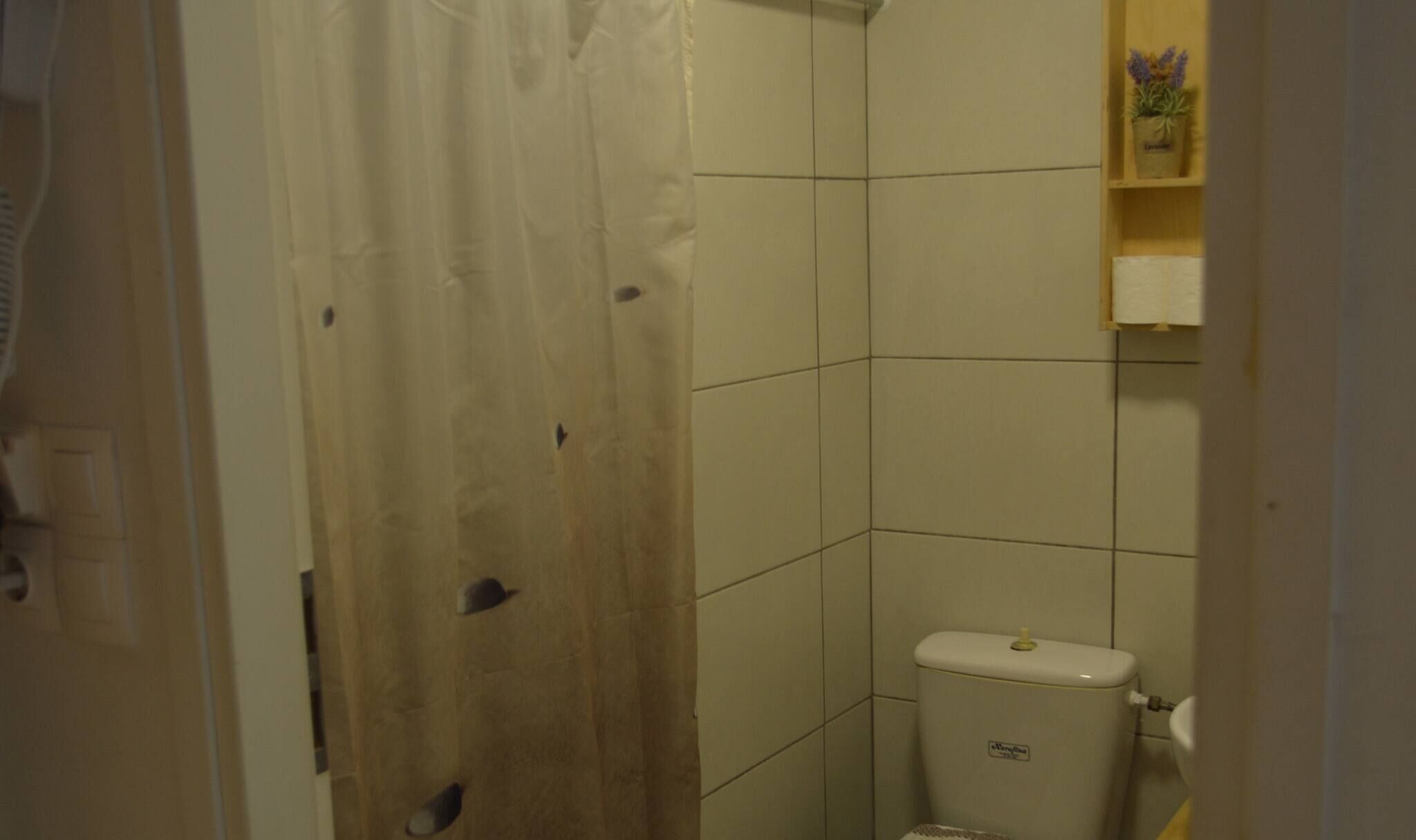 Hair dryer, towels