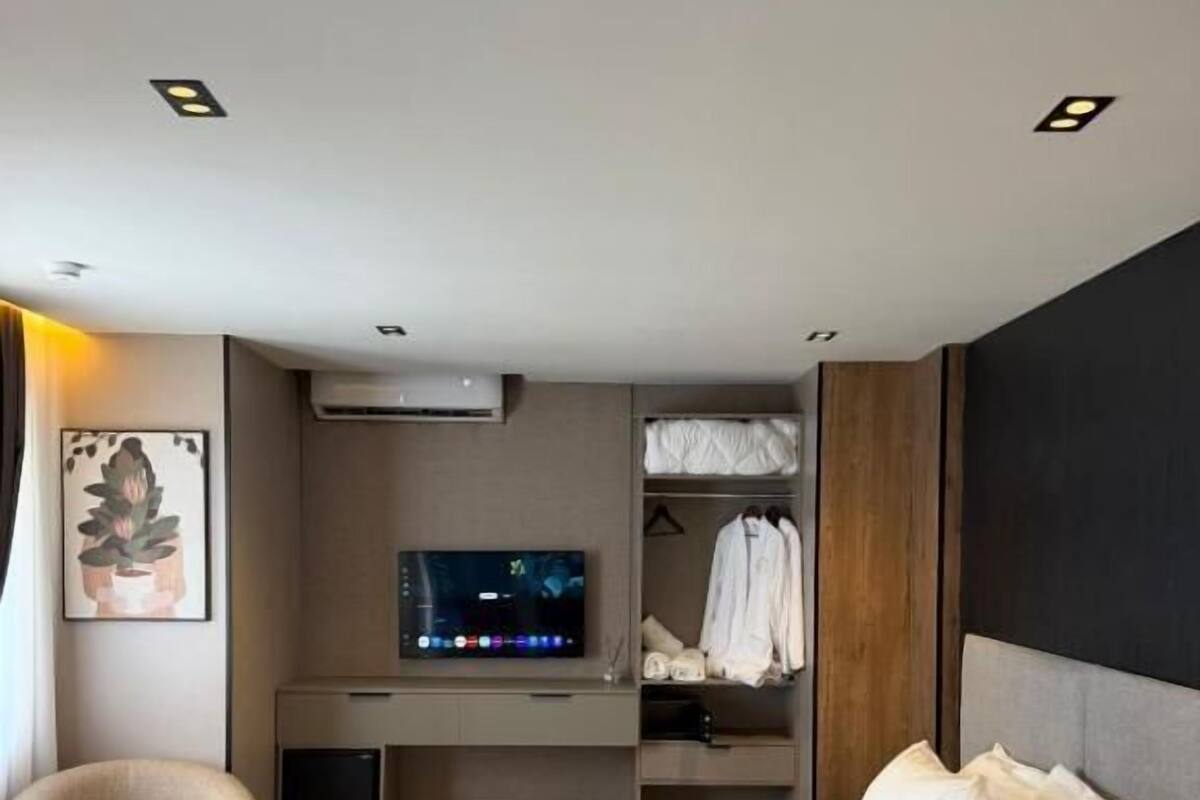 In-room safe, blackout curtains, soundproofing, free WiFi