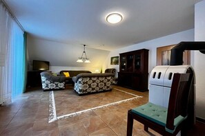 Living area - Holiday home in Schierke with balcony (Schierke)