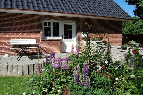 Terrace/patio - "At the Old Country House" (Nieblum)