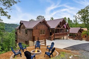 Exterior - Laughing Fox Lodge | 8BR Indoor Pool Cabin with Putt Putt (Sevierville)