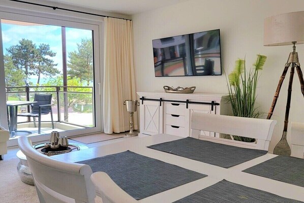 Interior - Beach view in the Meetz beach house (Scharbeutz)