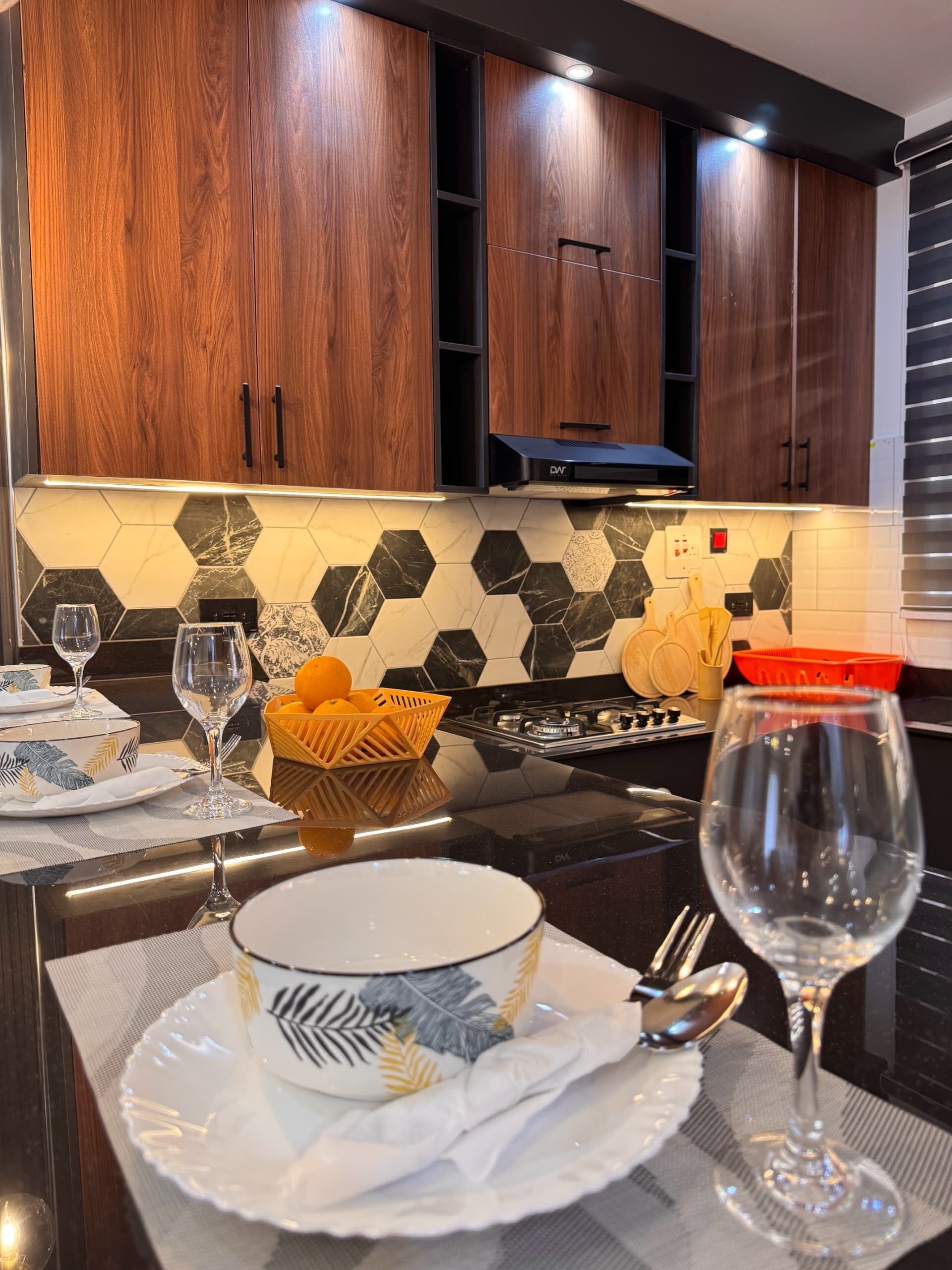 Apartamento conforto, vista para a cidade | Cozinha privada