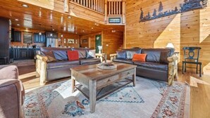 Cabana, 5 quartos | Área de estar | Smart TV