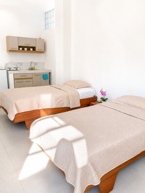 Wifi gratis y ropa de cama