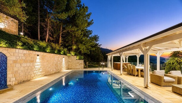 Pool - Pomos View Villa - Four Bedroom Villa, Sleeps 8 (Pomos)